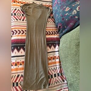 Olive Green Maxi Dress